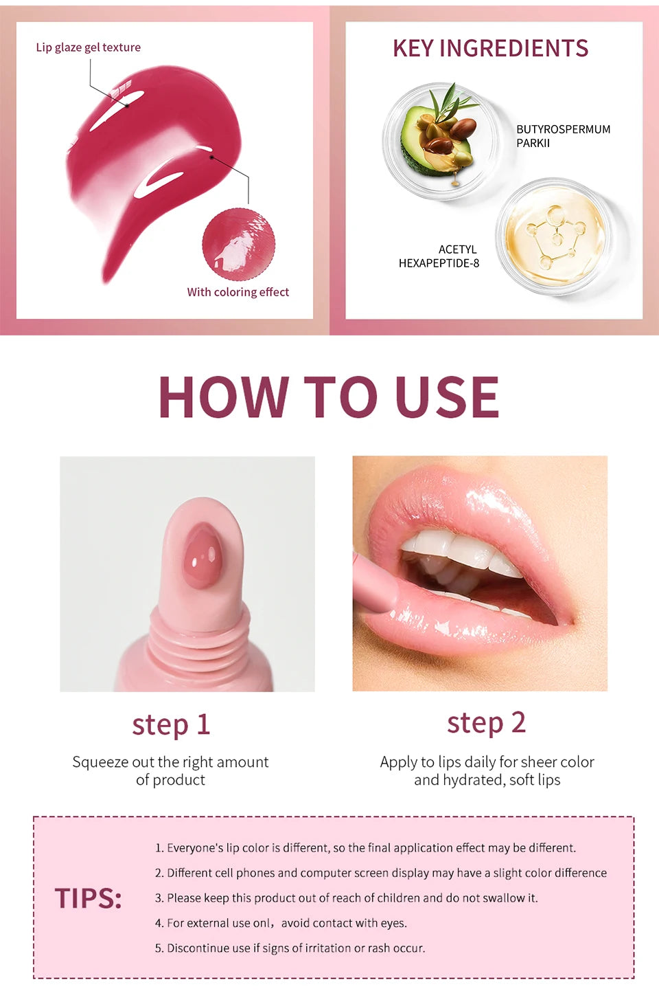 Luminis™ – Lip Gloss with light LED